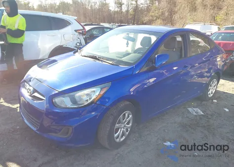 2014 Hyundai Accent Gls z USA, uszkodzony, nr VIN KMHCT4AE5EU758806